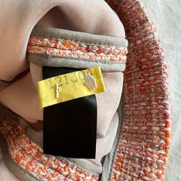 Lafayette 148 tweed Jacket/ blazer Size 4 color coral/pink/multi - Picture 10 of 13